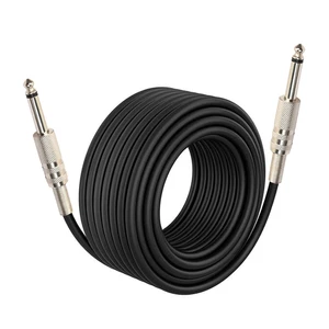 6.35mm Cable Guitar Audio Instrument 6.35 Cable Mono 6.35 Jack to Jack (1/4) TRS Best Electric Guitar Cable Jack