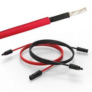 PV Solar Power Cable Tinned Copper Core XLPE Insulated AC Power Cable for Solar Panels 4mm2 6mm2