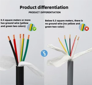 TRVV-PUR 4-core Polyurethane Flexible Drag Chain Cable Oil-Resistant High-Flexibility Tear-Resistant High-Torsion Control Cable