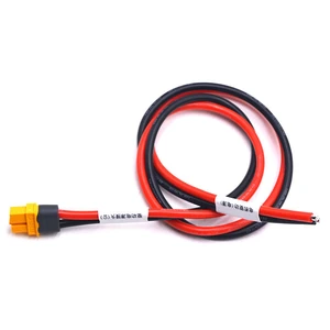 OEM ODM XT60 XT30 XT90 Connector Cable Assembly 12AWG Copper PVC Wire Harness Custom Battery Power Lead For Electronic RC Drone