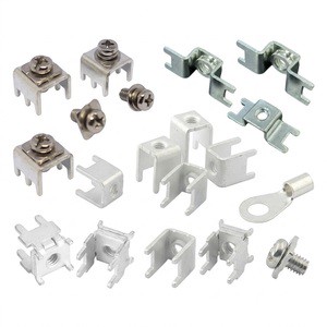 High Voltage PCB Screw Terminal Connector SMD DIP OEM Brass Tin Plated PCB Welding Terminal for Battery Inverters
