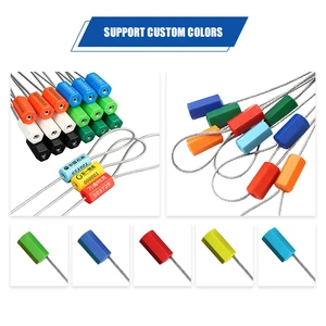 ST-CS0011 2.0mm Trailer Door Plastic Cable Seal With Serial Number