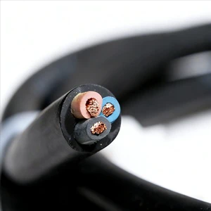 High Voltage Rating Heavy Duty Rubber Cable H07RN-F 3*25+1*10 450/750V Corrosion Resistant For Construction Machinery