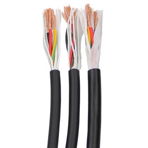 TRVV flexible conveyor belt soft cable for tank chain robots, robot arm lines, industrial-grade wear-resistant, customizable