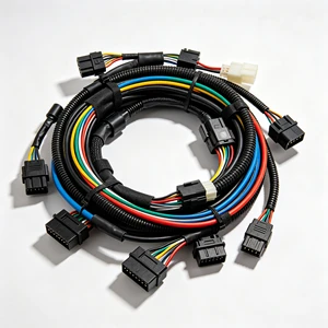 Customized Industrial Machine Medical Equipment Automotive Motorcycle Cable Assembly Auto Wire to Wiring Harness