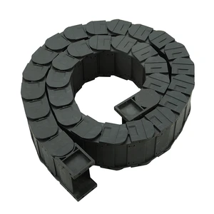 Machine Tool Engineering Plastic Flexible Drag Cable Chain Hose Conduits Carriers Guide Chain with Separation
