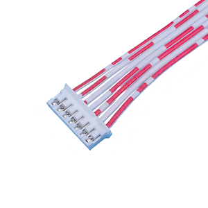 Red & White Flat Cables PCB Connecting Harnesses Sweeping Robot Wires Tinned Copper Wires Gold Plated 12V Rated IATF 16949