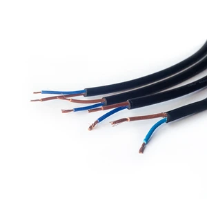 Dual-Core RVV2*1.5㎡ Copper Core PVC Insulated PVC Sheathed Flexible Power Cable for Building Construction Stranded Conductor