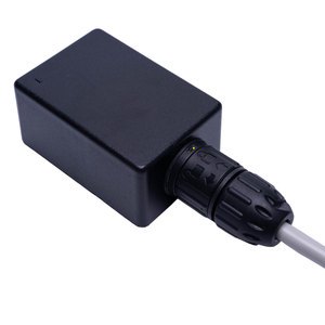 Industrial Ethernet Cat 5e Shielded 1 Gbps Gold-Plated RJ45 Waterproof IP67 Panel Mount Push Lock Connector