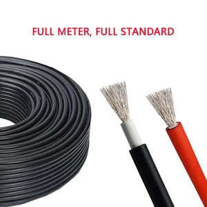 TUV Pv Cable 4mm 6mm 6mm2 10mm 10mm2 H1Z2Z2-K Dc Power Photovoltaic Wire Price XLPO DC Solar Cable Leader