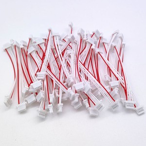 Factory Customized Red and White Electrical Wiring Harness Flat Cables for Electronics Auto Industry
