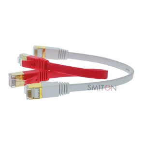 Cat7 Flat Rj45 Patch Cord Network Lan Ethernet Jumper Cable