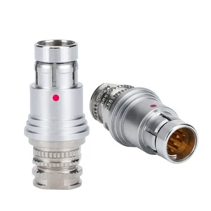 Custom Design F Series Shockproof Plug-In Waterproof IP68 Cable Push Pull Connector Quick-Pull Self-Locking Waterproof Connector