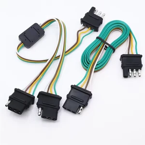 Factory New 4 Pin Industrial Wiring Harness 26AWG Pure Copper CE for Multiple Cable Electrical Loom for Car Connection