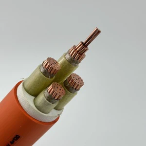 BBTRZ 4x120 Power Cables Fire-Resistant Stranded Pure Copper Conductor XLPE PVC Insulation for Industrial Construction