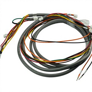 Custom Industrial Equipment Wire Harness Copper Conductor Polypropylene Shielded UL2464/UL1007 Cable M12/VH3.96 Connectors for