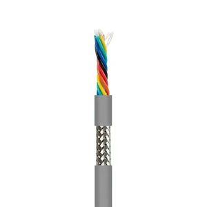 TRVVP High Flexibility Shielded Drag Chain Cable for Industrial Robots IP65/IP67 Rated -30~70 Resistant to Bending