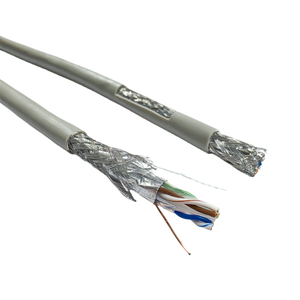 ZhongTong Cat6 FTP Ethernet Cable 8 Conductors Oxygen Free Copper 23awg LSZH Industrial Grade 500m High Temperature