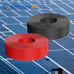 Flexible DC PV Cable 1x10mm² for Energy Storage Applications, Flame Retardant, Halogen-Free, EN50618 Certified