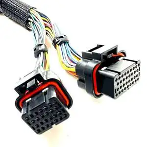 Custom Emtron FuelTech Haltech Motec Tin Plated Copper PVC Insulated Wiring Harness Swap New for Enhanced Automobile Performance