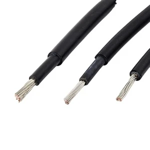 For Certification PV Solar DC Cable XLPE Insulation 4mm/6mm/10mm/16mm EU Solar Panel Wire Harness for Solar Energy System