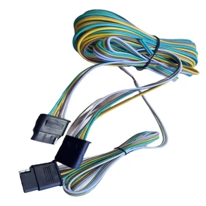 Four-Core Automotive Trailer Cable Connector Male Female Tail Light RV IP67 Rated 12V PVC Insulation Copper Wiring Harness