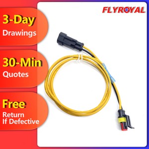Custom Flyroyal FWH-059 Automotive Wire Harness Vehicle Cable Wiring Assembly PVC Insulated Electronic Application RoHS REACH