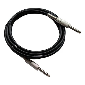 Low Noise High Quality Shielded 1/4'' 6.35mm Mono Jack Male to Male Guitar Speaker Cable