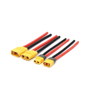 XT60 Male Female Connection Cable Lithium Battery Model Aircraft Plug Outdoor Marine Power Cable Copper Energy Storage
