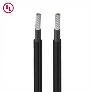JZD UUL4703 PV Wire 10AWG Tinned Copper DC Solar Cable 1000V XLPE UV Resistant Photovoltaic Panel Wire 90℃ Sunlight Resistant