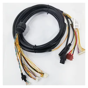 Custom Shielded CCTV Camera Wiring Harness PVC Jacket With RJ45 Multi Pin Connectors Flexible Anti Interference Custom Length