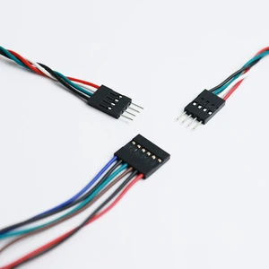 Jumper Dupont Cable Connector 2.54mm Housing 04P Extension Cable Awm 1007 24awg Wire Harness
