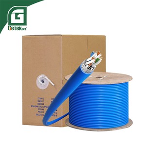 GETEKnet OEM PVC CAT7 S/FTP Twisted Pair Industrial Camera Data Lan Network Connect Internet Ethernet Cable Extender Cat7 100m