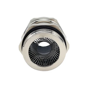 Factory Price M25 M32 M40 M50 M63 Nickel Plated Brass EMC Shield Cable Gland Special Used for Renewable Energy Vehicle