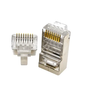Shielded Cat 6 Rg45 Connector FTP Cat6 Connecteur Rj45 Blind Plug