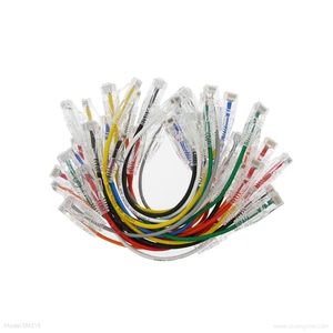 Cat6A Slim Utp Patch Cord 10G RJ45 Copper Ethernet Cable Ultra Thin Slim Cat6A CAT6 Patch Cable