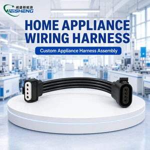 Reliable Custom Wire Harness Cable Assembly Pure Copper Conductor Nylon Rubber for Home Appliances Machines-OEM/ODM Samples