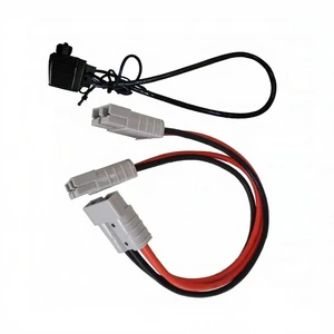Antmade Customizable PE Insulated Automotive Control Cables Copper Conductor Wire Grey Color PE Jacket One Two Power Connectors