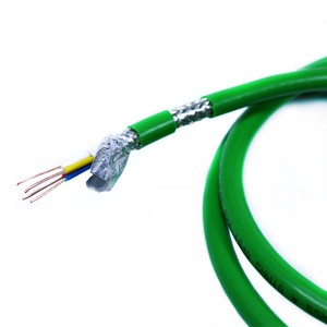 High-speed 150 Ohm 22AWG 4 Core Twisted Pair Industrial Communication Cable Profibus DP