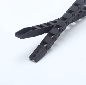 High Speed Nylon Towing tank Chain 18*25mm Flexible Cable Drag Chain for CNC Engraving Machine