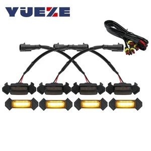Car Front Grille Lighting Kits With Wiring Harness for 2016-2020 Toyota Tacoma Car LED Grille Amber Light Daytime Running Lamp