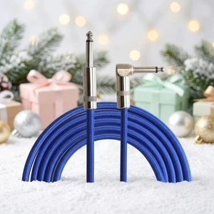 Hot Guitar TRS Cable 1/4 Plug 6.35mm Jack PVC Jacketed Mono Balanced Audio Path Line Interconnect Microphone Speaker Application