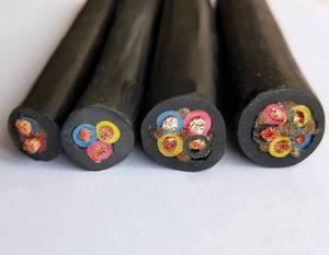 4cores Flexible Cable Copper Power Cable 1.5mm, 2.5mm, 4mm, 6mm 16mm 25mm 35mm 50mm 6awg 10awg 2awg 0awg H07RN-F H05RN-F YC YZW