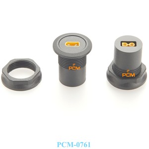 XT30 Male to Female Round Panel Mount Adapter XT30 RC Battery Charging Wireless Connector for RC Car FPV Drone Model Airplane