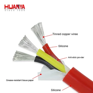 3 Core High Temperature Resistant Silicone Cable Soft Antifreeze Wire