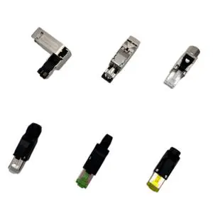 Baymrs Field-wirable Industrial 4/8Pin 90° 180° IP20 Waterproof RJ45 Network Connector Factory Shipped Ethernet Connectors