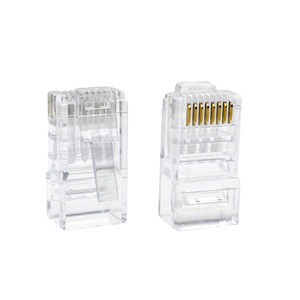 RJ45 Plug Network Cable Connector Ethernet RJ45 Connector CAT6 Crystal Head Crystal Connector