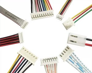 Custom JST 2.0 PH 2Pin Flat Coax Cable Braid Shielded Wire Harness for DVD for Medical Equipment & Home Appliances