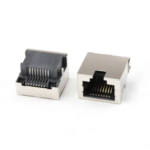 Ethernet RJ45 Connector Mid Mount 4.2MM SMD Type RJ45 Female Connector