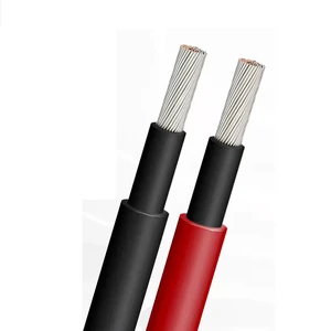 PV1-F 1*4mm Tinned Copper Stranded Flexible Solar Cable DC Photovoltaic XLPE Insulation 1500V IP65 Coil